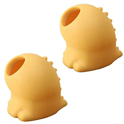 SHOWERORO 2pcs Cartoon Yolk Separator Egg Separator Silicone for Cooking Supplies Separate Egg Whites and Yolks Easily in Kitchen