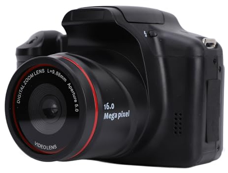 Fotocamera digit con teleobiet 6x, 6MP HD 080P, display LCD e fl to, ide per vlogging e viaggi – perfetta per appassionati di fotografia in movimento