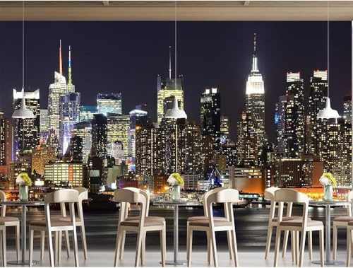 Fotomurale New York Carta da Parati Architettura Urbana 3D Fotomurali In Tessuto Non Tessuto 450x315 Decorazione Parete Camere da Letto Soggiorno Pareti Murale Poster Giganti a.5607