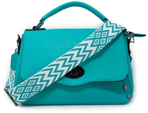 Emila Borsa piccola con borchie a mano da donna borsetta borchiata da lavoro ufficio shopping per passeggio con tracolla giorno sera x tutti i giorni giornaliera primavera estate 2026
