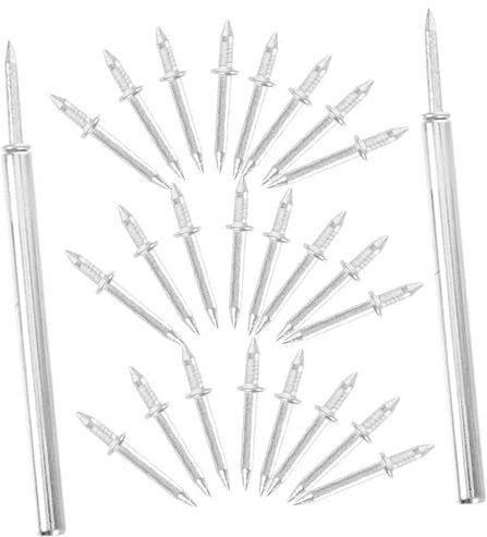 HIAKDOFT 1ensemble Clous à Double Tête Invisibles Pour Plinthes Installation Facile Fixation Sécurisée Pour Décoration Intérieure Et Mobilier Outil Inclus