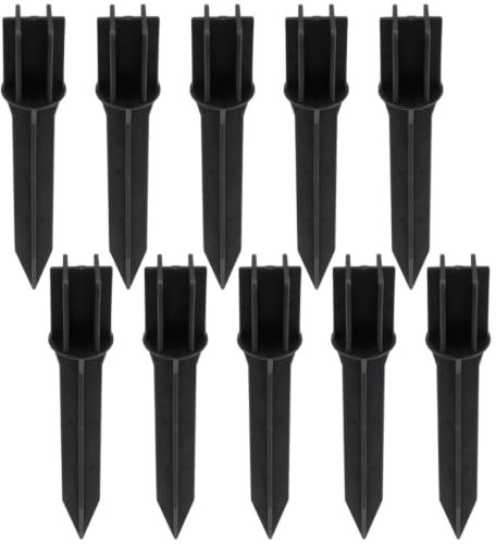 ifundom Erdspieß Für Solarleuchten 10 Stück Wetterfeste Bodenhalterungen Für Gartenlampen Und Landschaftsbeleuchtung Flexible Outdoor Lampeneinsätze 7.20X1.14X1.14In