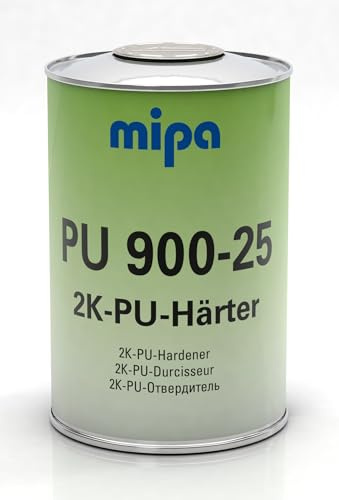MIPA PU 900-25 2K-PU-Härter - 1 kg Härter für Polyurethan-Acryllacke | Hochwertiger 2K-Härter für Mipa Polyurethan-Acryllacke - Ideal für Lackierpistole und Airless-Anwendung - Profi-Qualität