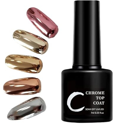 Esmalte Gel para Chrome Powder 7 ml Esmalte Semipermanente de Larga