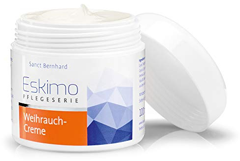 Sanct Bernhard - Crema di incenso per pelle secca con urea, vitamina E, pantenolo, olio di incenso, estratto di incenso, contenuto 100 ml