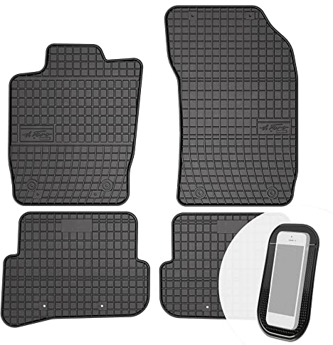 Alfombrillas de goma moto-MOLTICO para coche, ajuste perfecto, juego de 4 piezas, aptas para Audi A1 2010 – 2018