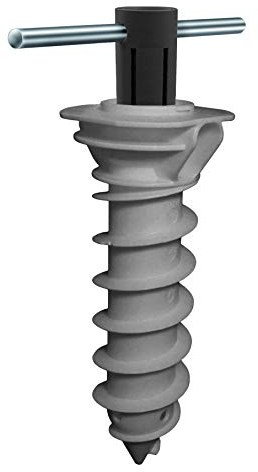 JUWEL Eindreh-Bodenhülse (für Wäschespinnen, inkl. Eindreh-Werkzeug, einfache Montage im Rasen) 30028