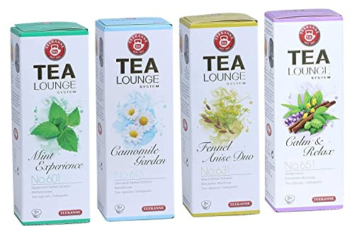 Lot de 4 capsules pour théière