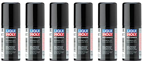 ILODA 6X Original Liqui Moly 50ml Motorbike Kettenspray weiß White Chain Spray 1592
