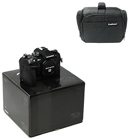 KamKorda Camera Bag + OM SYSTEM OM-1 Mirrorless Camera, DCI/UHD 4K 60p 10-Bit Video Recording, 20MP Stacked BSI Live MOS MFT Sensor + 2 Year Warranty