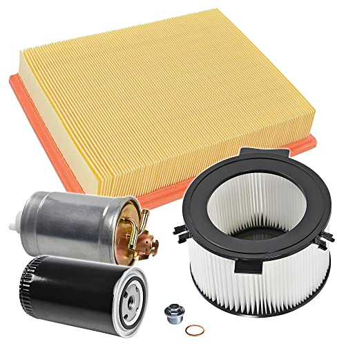 BESTPRICE ATP Inspektionspaket Filterset mit 1x Luftfilter, 1x Innenraumfilter | Kompatibel mit: VW TRANSPORTER T4 Bus, TRANSPORTER T4 Kasten, TRANSPORTER T4 Pritsche/Fahrgestell (70E, 70L, 70M, 7DE, 7DL