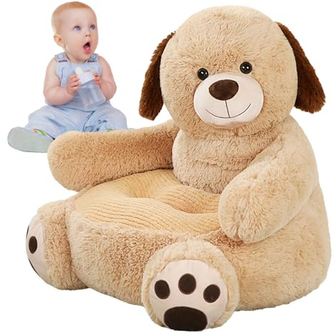 Kongou Sedia con Animali di Peluche, Divano Poltrona Furry Lounger Sofa dei Cartoni Animati, Accessorio Decorativo morbido in Peluche