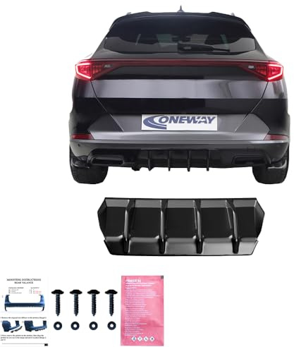 Heckschürze Diffusor kompatibel mit CUPRA Formentor ab 2020 Schwarz glänzend