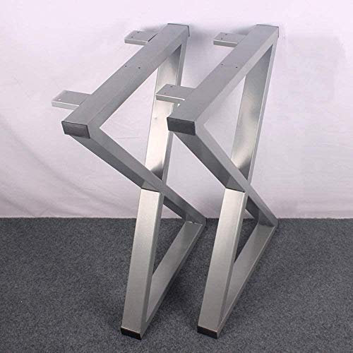 Gambe del Tavolo Supporto per Gambe del Tavolo in Ferro Battuto a Forma di X Scaffale da Scrivania Supporto per Tavolo da Tè Piedini per Tavolo da Bar Base per Scrivania Treppiede in Metallo