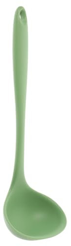 iplusmile Cucharón Grande De Silicona Resistente Al Calor Para Servir Sopa y Guisos, Utensilio De Cocina Antiarañazos, Diseño Ergonómico y Colores Vibrantes, Adecuado Para Uso Doméstico