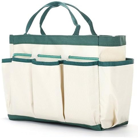 Borsa porta attrezzi da giardino 600D con design per attrezzi da giardinaggio e facile da trasportare
