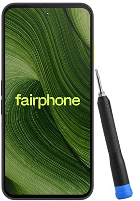 Fairphone Gen. 6 (reparierbares, nachhaltiges und langlebiges Smartphone (6,31-Display, 50-MP-Dual-Kamera, 8GB/ interner Speicher 256GB, 4315 mAh, Android 16)) inkl. iFixit Schraubendreher
