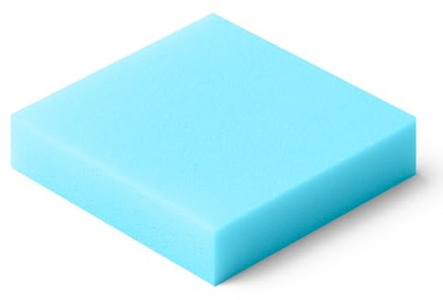 PARAMAISON Gommapiuma per Imbottitura in Poliuretano Espanso | Densità 18, 25 o 30 | Lastra 60x60 cm | Spessore 5–15 cm | Spugna per Cuscini, Divani e Sedute
