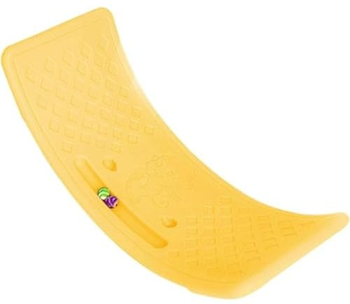 Wobble Board, öppen ände böjd balans inlärningsbräda, träningstränare för pojkar och flickor, träning för klassrum, trädgård, hem