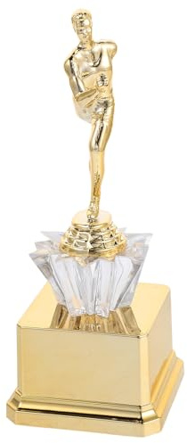CALLARON Coppa D’Oro da Corsa Piccola per Premiazioni Sportive, Coppa di Competizione in Plastica per Eventi e Gare di Atletica, Premio Celebrativo per Maratone e Scuole