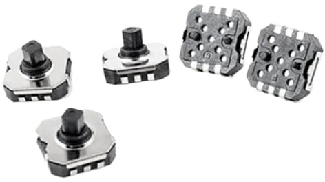 5 uds 7mm x 7mm 6 pines 5 vías interruptor táctil pulsador momentáneo