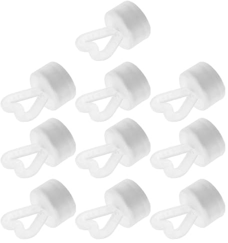 Cabilock Pesas para Globos de Aluminio en Forma de Corazón, Base Magnética Reutilizable, Juego de 10 Unidades para Decoración de Bodas y Fiestas, Anclas para Ramos y Centros de