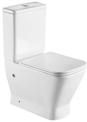 Aquore | RHODAS Pack Inodoro BTW Compacto Tornado Blanco Brillo | Referencia 388864