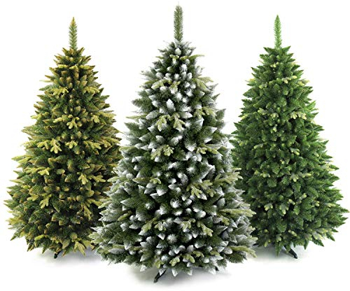 Künstlicher Weihnachtsbaum 120 cm Tannenbaum Christbaum Kiefer PVC Weihnachtsdeko AmeliaHome Diana
