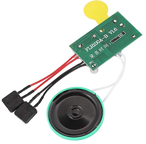 ASHATA Soundmodul Gruß-Modul,Wiederbespielbarer Stimm Soundaufzeichnungschip 120 Sekunden DIY Grußkarte, Sound Chip Modul DIY Musik Audio Karten für
