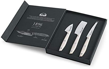 Due Cigni 1896 Käsemesser Set POM Weiß