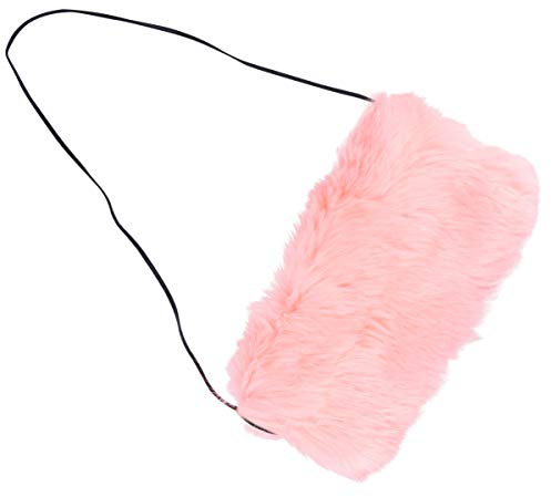 Faux Hand Muffs Fox Warm Winter Muffs Winter Hand Warmer for Women Girls Pink