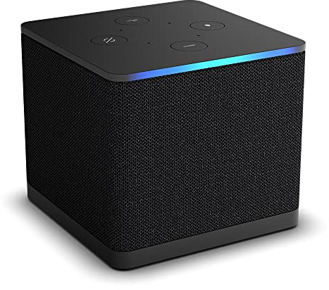 Amazon Fire TV Cube (Newest gen) | Hands-free streaming media player with Alexa, Wi-Fi 6E, 4K Ultra HD