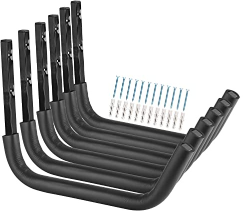 Heavy Duty Kayak Storage Rack Rack 38,8 cm montaggio a parete garage ganci per kayak, canoa, tavola da surf, pagaia, SUP (38,8 cm x 26,7 cm)
