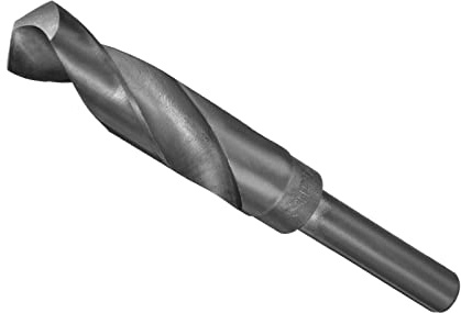 CoCud Réduit Tige Foret Forage, 20,5mm Coupe Bord 1/2 Tige, Nitrure Revêtu Haute Vitesse Acier 9341 Torsion Foret Forage - (Applications: pour Acier Inox Métal Bois)
