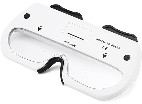 Optisches digitales Pupilometer, Pd-Messgerät, Lineal zur Messung des Augenpupillenabstands, doppelschichtiges, verdicktes Glas, hohe numerische Genauigkeit, für Brillengeschäfte und Augenkliniken