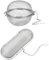 Lot de 2 filtres à thé, passoires à épices, en acier inoxydable, réutilisables, passoire à épices et à épices, boule à épices pour la préparation du thé à la maison, la restauration et la cuisine