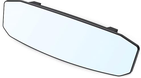Specchietto retrovisore per auto, grandangolo, clip su specchietto retrovisore per auto, specchietto retrovisore antiriflesso, specchio panoramico piatto per eliminare l'angolo morto, efficace per