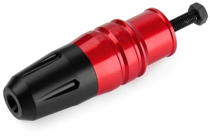 VAHAKKRMVM Motorrad-Sturzschutz Für Z750 Z 750 2004–2012 Motorrad-Sturzpads Auspuff-Schlittenschutz(ROT)