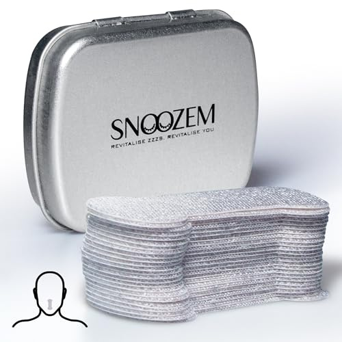 Snoozem Premium Sleep Strips, Made from Bamboo Silk - Improve Sleeping, Reduce Light Snoring, Sleep Aid, Mouth Strips, Reduce Mouth Breathing, Improve Nasal Breathing