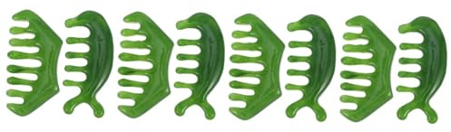 Ipetboom 4 Sätze Jade Kopfhaut Massagebürste Ergonomische Haarmassagebürste Für Nacken Und Hautfreundliche Massagekämme Zur Stimulation Haarwuchses 2 Stück * 4