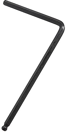GALPADA Gitarrenhals Trussrod Schlüssel 4mm Schwarz Schlagfestes Rostarmes Stahl Reparaturwerkzeug Für Akustische Gitarren Präziser Halsstab Einstellschlüssel Für Gitarrenhälse
