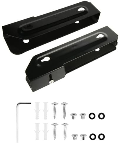 AMISENK Metal Wall Dock Stand For Laptops/Tablets Wall Or Under Desk Mounting With Protections Protective EVA Padding