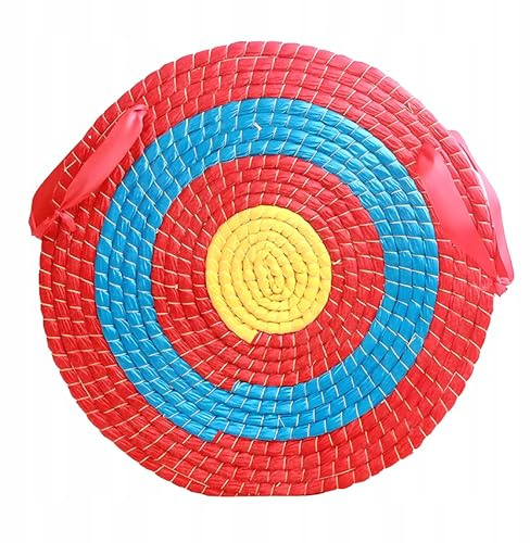 Zauren Bogenschießen Stroh Zielscheibe, Rund, 50 x 50 cm, 2,5 cm Dick