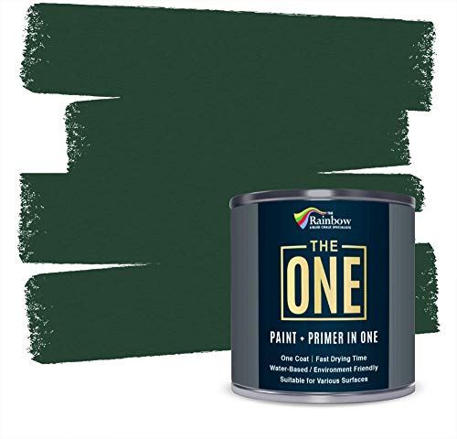 THE ONE All-In-One Paint & Primer - Green Matte, 2.5 L | Multi-Surface 1 Coat Formula | Easy Indoor & Outdoor Decorating for Home & Garden Walls, Floors & Furniture | Durable, Water-Based & Low VOC