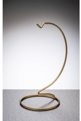 Sienna Glass Gold Metal Ornament Stand – Medium – Elegant Display Stand for Hanging Glass Ornaments and Decorative Items