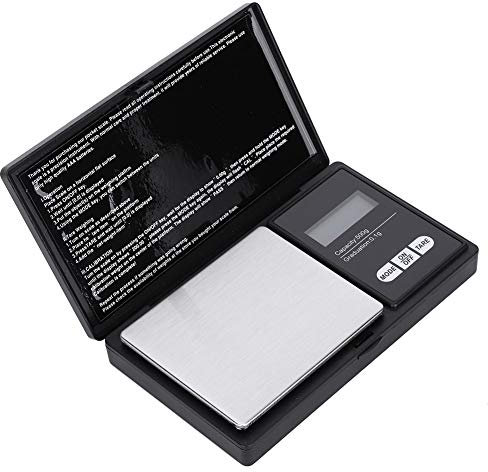 wifehelper Digitale Taschenwaage, Mini Portable High Precision Smart-Waage Mit LED-Anzeige für Schmuck Drogenkaffee Kochen(500g/0.1g)