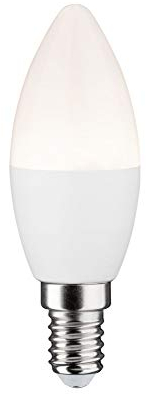 Paulmann 50125 LED Lampe Kerze Smart Home Zigbee Warmweiß 5 Watt dimmbar Energiesparlampe Matt Beleuchtung Lampen 2700 K E14
