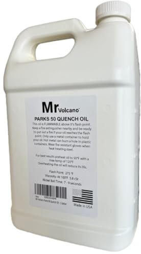 Mr Volcano Parks 50 Quench Oil for Heat Treating Steel and Knife Steel - 1 Gallon