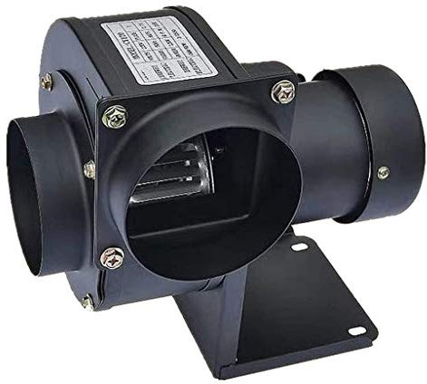 BDXZJ Ventilateur Centrifuge Ventilateur de Chantier sur Pied Gros Débit Axial Soufflerie Échappement Puissant Ventilateur Centrifuge Ventilateur, Noir