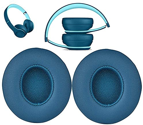 V-MOTA Ear Pads Compatible with Beats Solo 2.0 / Solo 3.0 Wireless Active/POP Collection On Ear Headphone,Replacement Cushions Repair Parts (1 Pair) (Pop Blue)